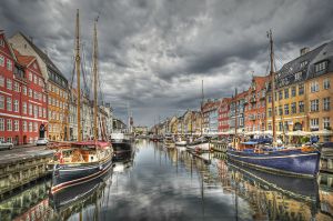 Nyhavn, Copenhagen,Denmark