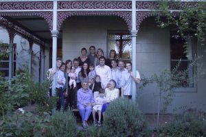 Family get together - on the veranda