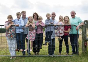 Family get together - at the farm gate