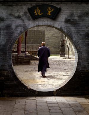 Huayan Temple Monk, Datong, China 2006