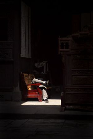 Chinese Siesta, Hongcun, China 2006