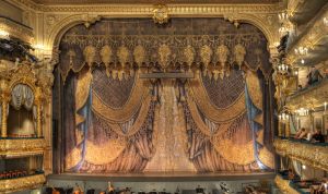 Historical Curtain, Mariinskiy Theatre, St Petersburg, Russia 2012