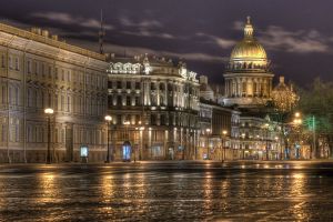 Early morning St Petersburg